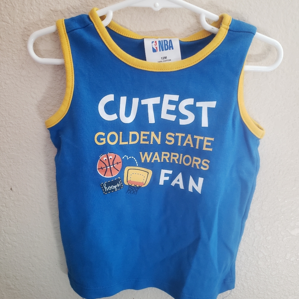 Warriors Cutest Fan tank top 12 months